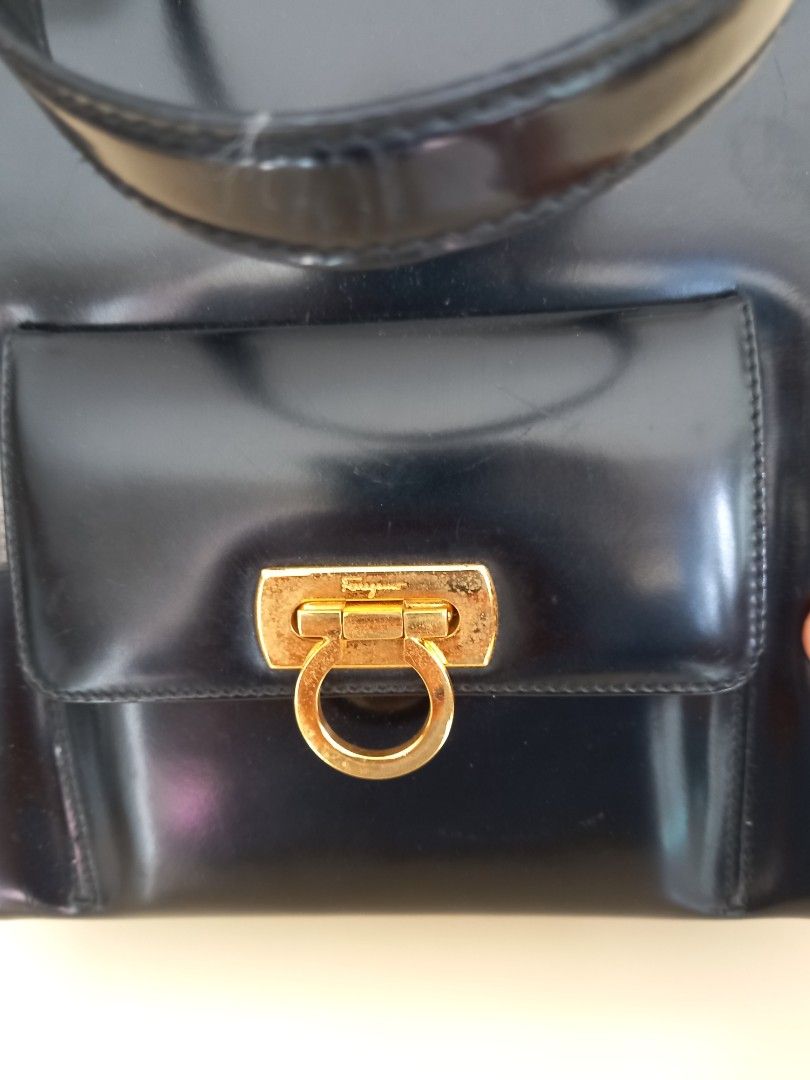 Ferragamo vintage leather bag (Category: Luxury Bags & Wallets) located in Manila. Submitted by aec_19 (Listing ID 1354385940, Image 2). Description: .