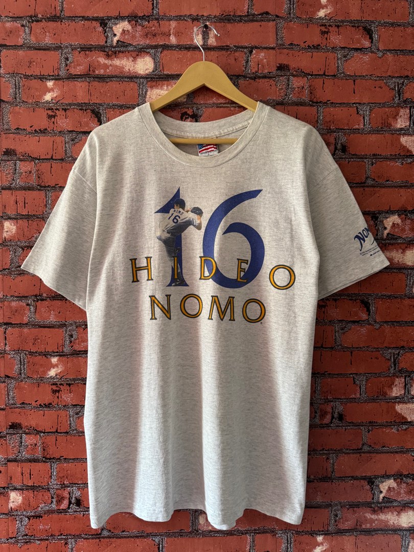Hideo Nomo Basebal MLB Vintage Men s Fashion Tops Sets Tshirts hideo-nomo-basebal-mlb-vintage-men-s-fashion-tops-sets-tshirts