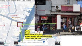 High-foot-traffic commercial lot for rent along 11th Avenue, QC. Previously occupied by a branch of a well-known courier and money transfer service