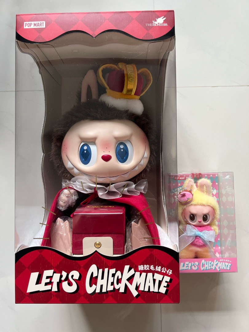 Labubu Let S Checkmate King Queen Pair Hobbies Toys Toys Labubu Lets Checkmate King Qu 1740206718 A79fbbac