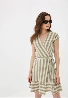 Mango wrap around dress