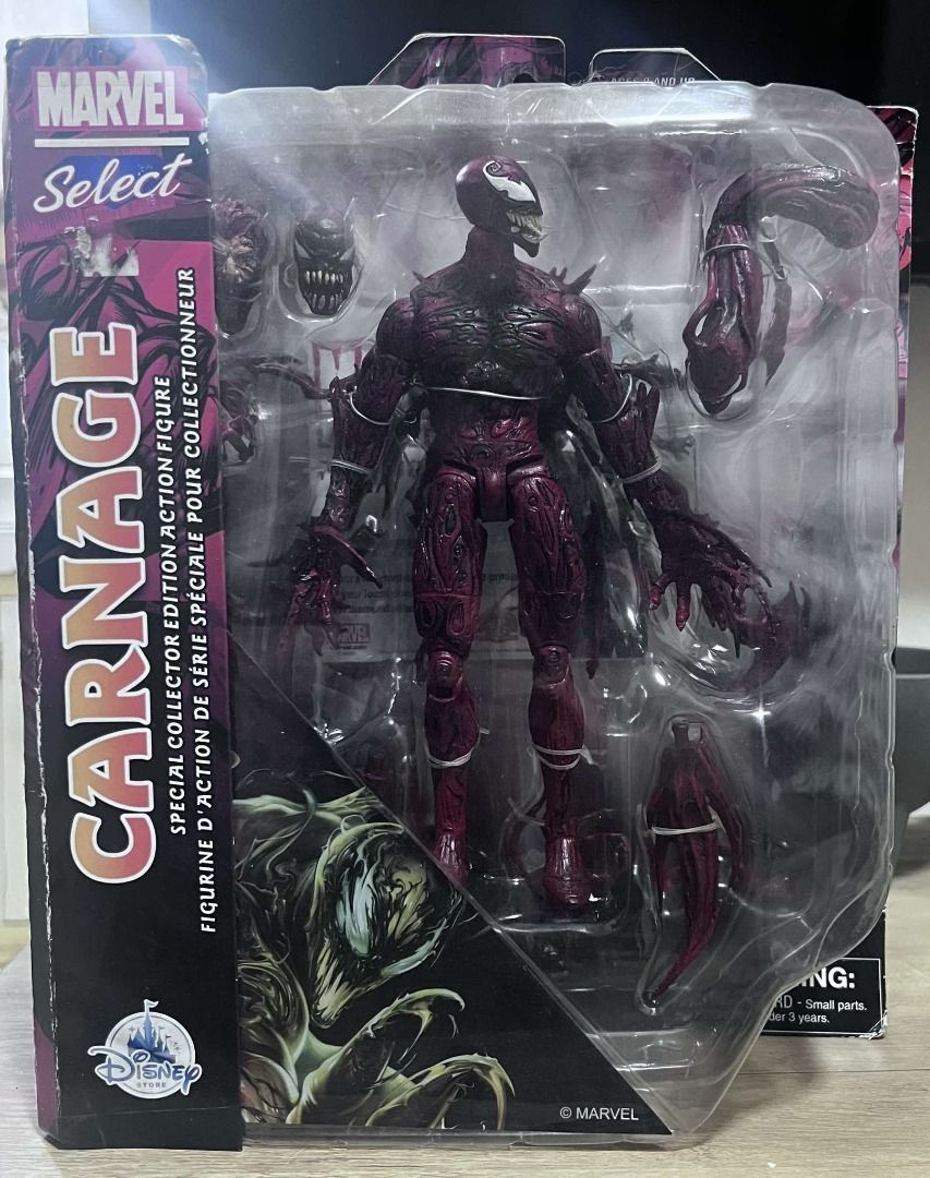 Marvel Select Carnage (Category: Figurines & Statues) located in Cavite. Submitted by la_flame666 (Listing ID 1354440146, Image 1). Description: MISB Carnage Select.