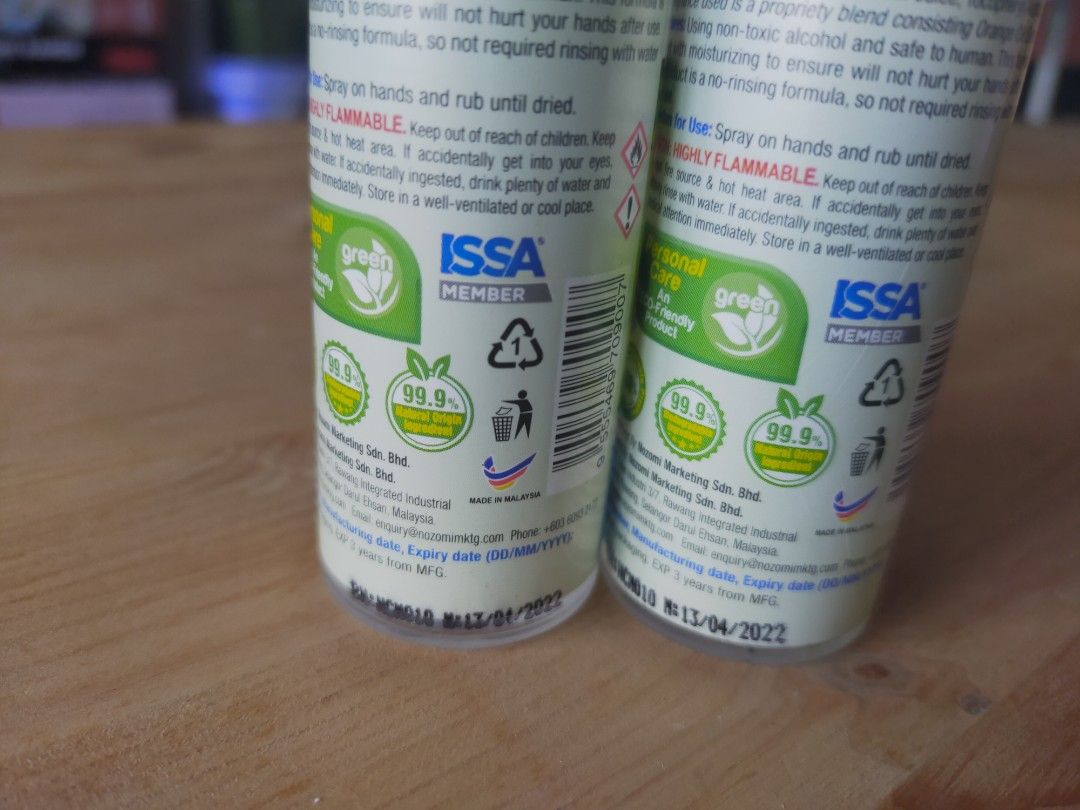 NetCare 75% alcohol sanitising spray / sanitiser with orange essential ...