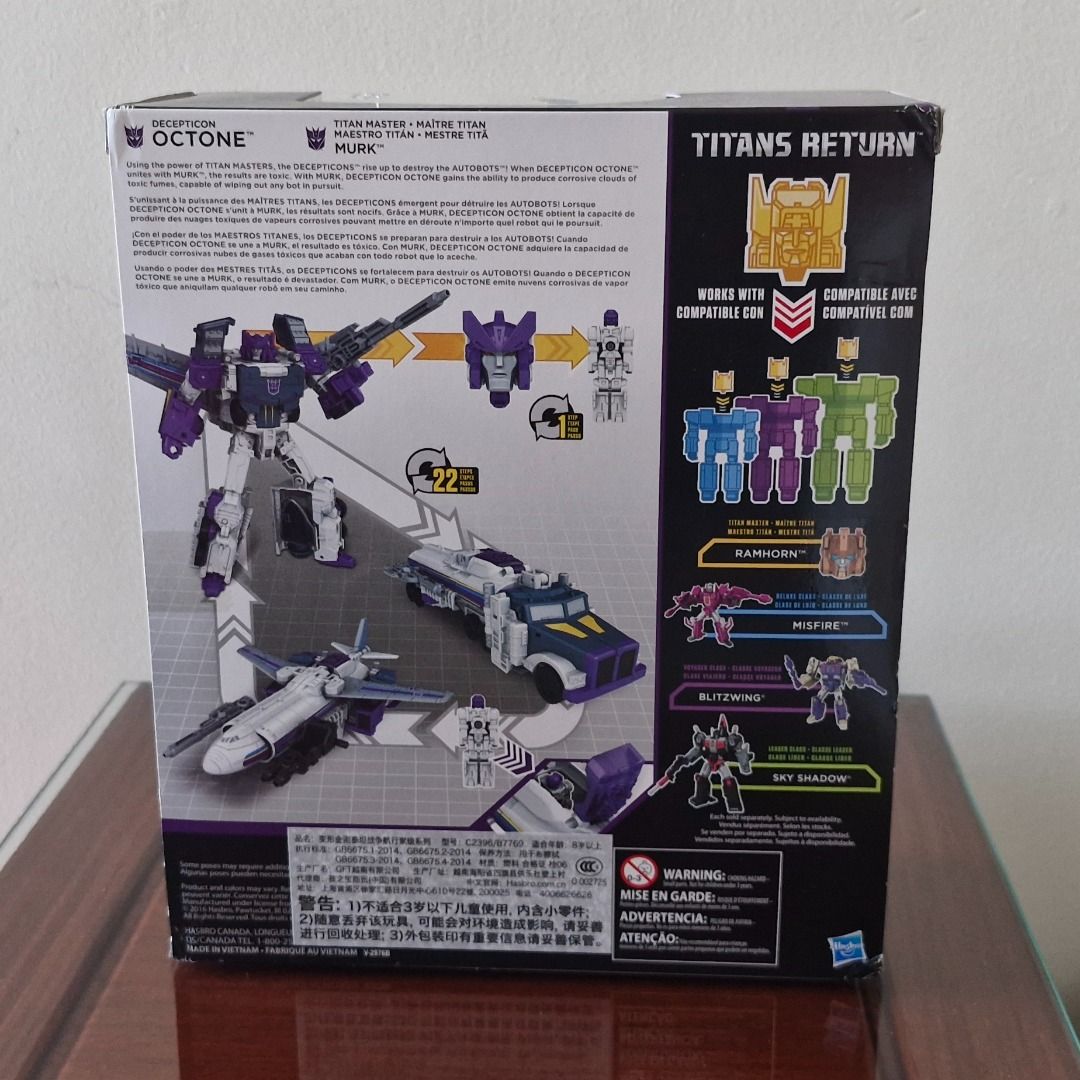 New MISB Mint in Seal Box Transformers Octane and Murk Voyager class ...