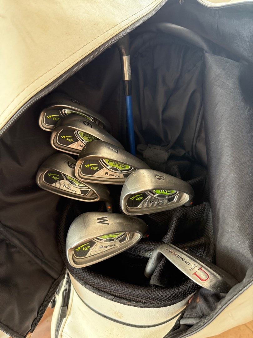 Ping Rapture Set Ping Rapture V2 Golf Club Set, Sports Equipment, Sports & Games, Golf ...