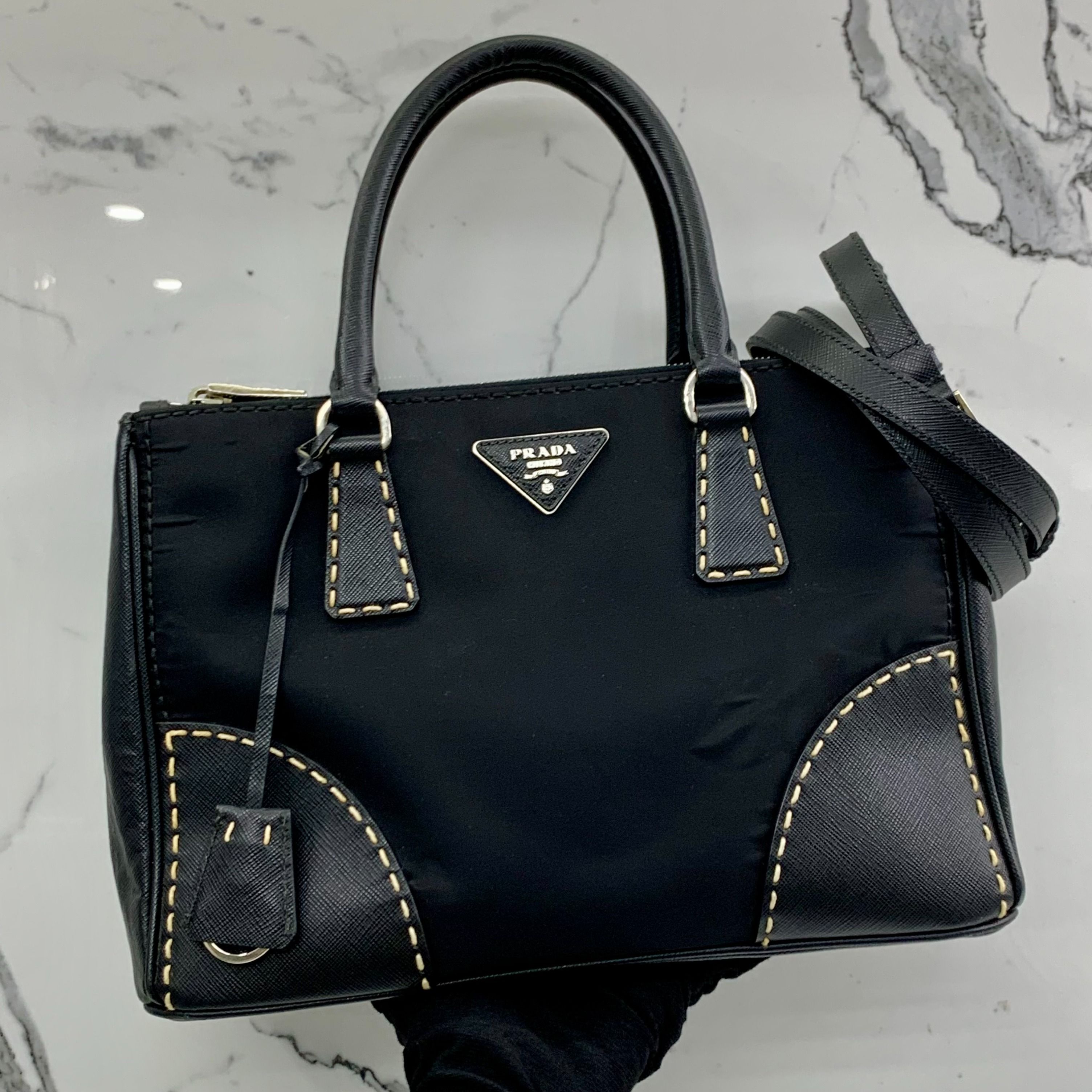 PRADA BAG NYLON B1801K 2WAY DOUBLE ZIP 257005339