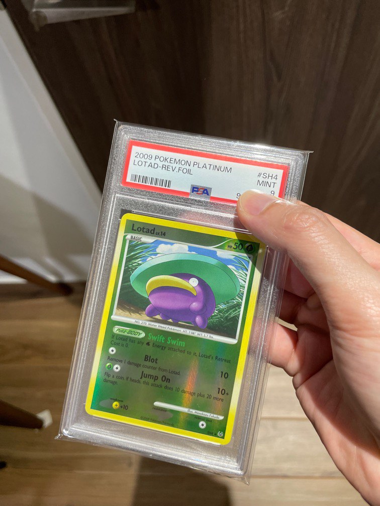 Lotad (SH4) [Platinum: Base Set] PSA 9 shiny lotad reverse holo SH4 pokemon  platinum secret rare ...