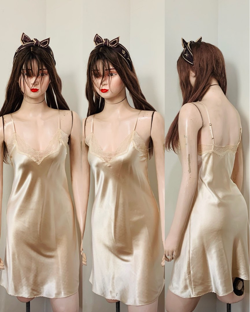 Sale! Sexy Silk Dress, Women's Fashion, Dresses & Sets, Evening dresses & gowns on Carousell