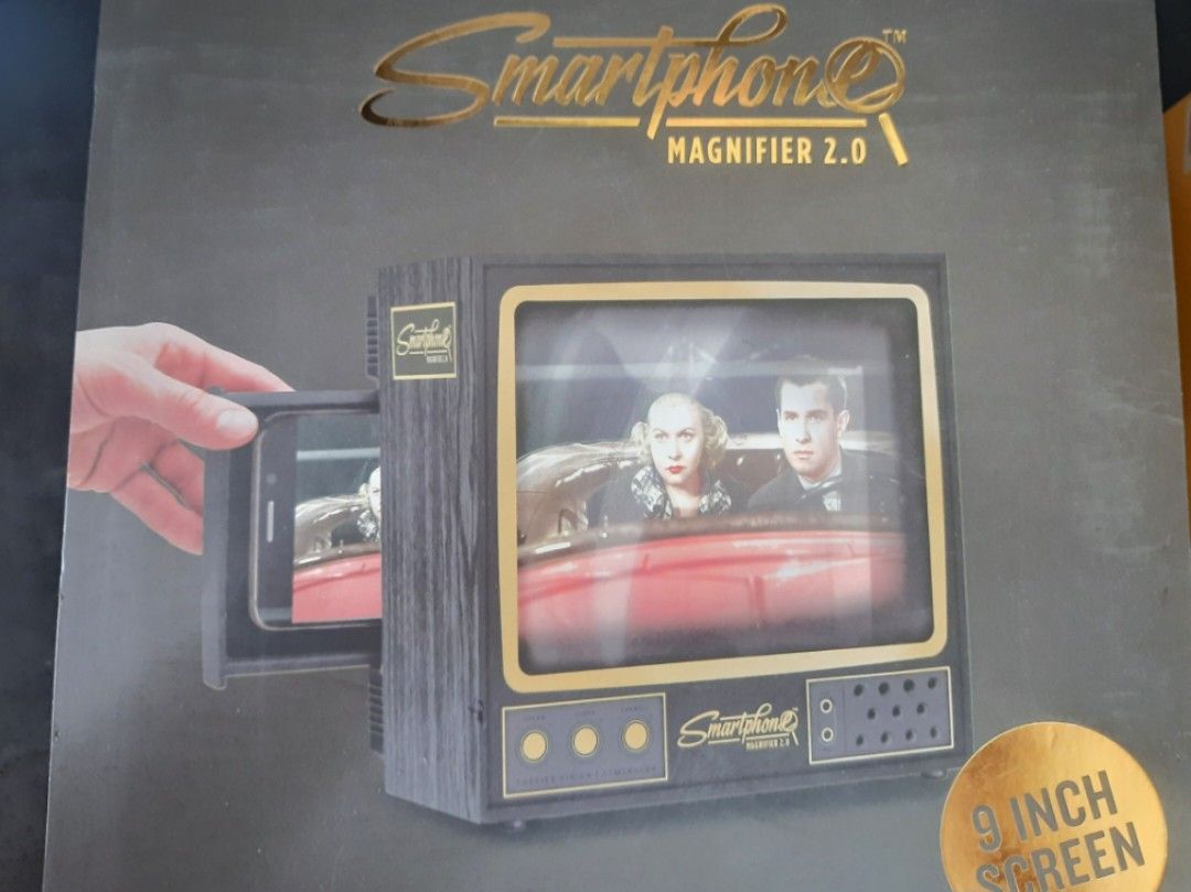 Smartphone Mangifier 2.0 TV Retro 9 inch (Category: Other Mobile & Gadget Accessories) located in Quezon City. Submitted by bennshopp (Listing ID 1354385775, Image 1). Description: Rfs: declutter - Never used - prize from raffle As is where is basis.