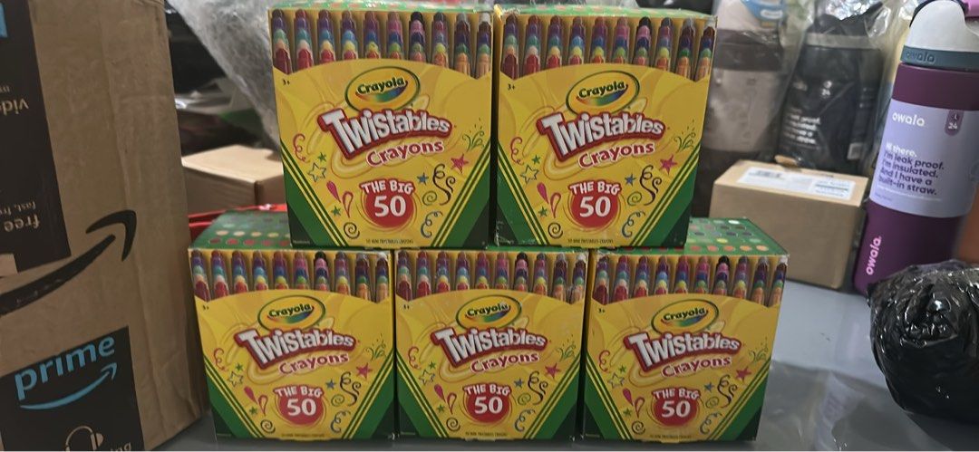 SOLD PER BOX CRAYOLA TWISTABLES 50 count (Category: Craft Supplies & Tools) located in Quezon City. Submitted by cai_wong (Listing ID 1354416313, Image 1). Description: .