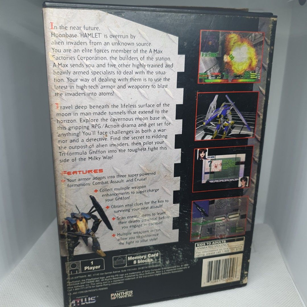 Space Griffon VF-9 (Longbox) (Sony Ps1/Ps2/Ps3) (Category: PlayStation) located in Quezon City. Submitted by itemsforadoption (Listing ID 1354412803, Image 3). Description: Rfs: Its 2025! Happy New Year! Hoping you have a good year ahead of you! If you have questions feel free to send a message. Though I'll most likely be able to reply from 10am to 8pm. Please be patient and understanding. Decluttering games and items that I've picked up or for f