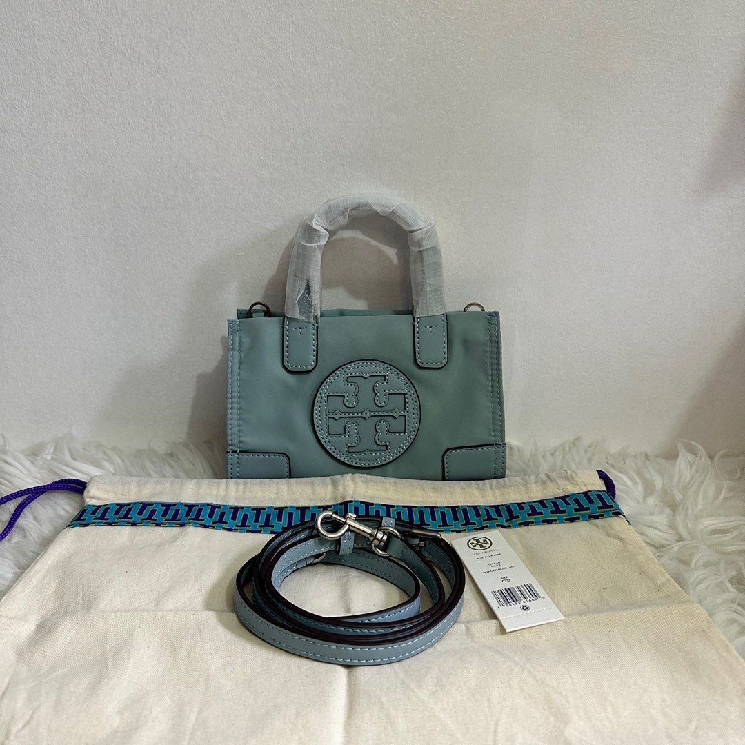 Tory Burch Mini Ella Tote (Category: Luxury Bags & Wallets) located in Makati City. Submitted by lux.mariah (Listing ID 1354378493, Image 1). Description: 💯Guaranteed authentic Complete inclusions Swipe to see more photos Original / Authentic Mop: Bank transfer / Paymaya / Gcash Mod: Lalamove / J&t.