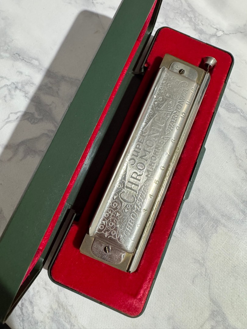 Vintage Hohner Super Chromonica 270 Chromatic Harmonica, Hobbies & Toys ...