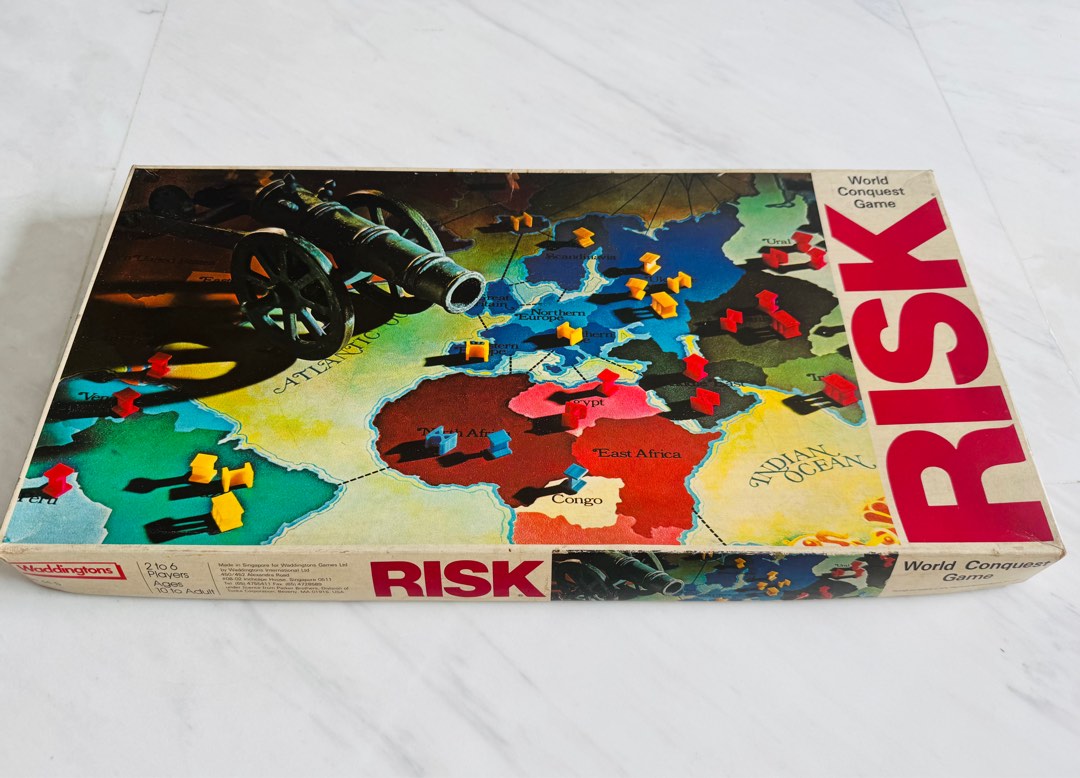 Vintage Risk Board Game Waddingtons, Hobbies & Toys, Toys & Games on ...