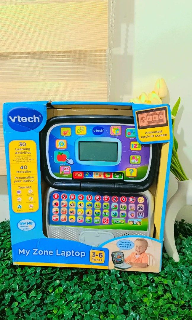 Vtech My Zone Laptop (Category: Laptops & Notebooks) located in Quezon City. Submitted by mhoniqvela04 (Listing ID 1354345140, Image 1). Description: Guaranteed Original💯 Mall Pullout✅ 100% Working✅ With Free Batteries✅ Complete Set✅ Actual pic posted✅.