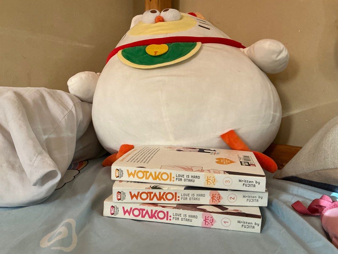 BUNDLE !! Wotakoi : Love is hard for Otaku !! SEE DESCRIPTION (Category: Comics & Manga) located in Manila. Submitted by lovedbybea.c (Listing ID 1354420015, Image 1). Description: They are selling for Php2,200 as a set. They are like new, no scratches, grime, and faults. 💜 (If you'd like to buy a piece.) Wotakoi 1: 800 Wotakoi 2: 800 Wotakoi 3: 800 MOD: - Lbc -Meetup MOP: - Gcash - Cash - PayMaya.