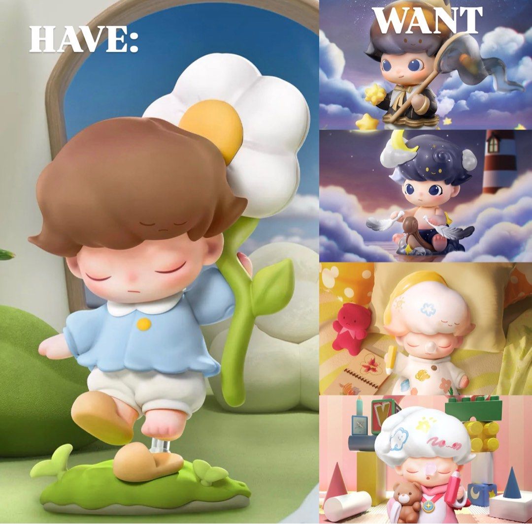 WTT/WTS Popmart Dimoo Weaving Wonders | Dreams of a Garden, Hobbies ...