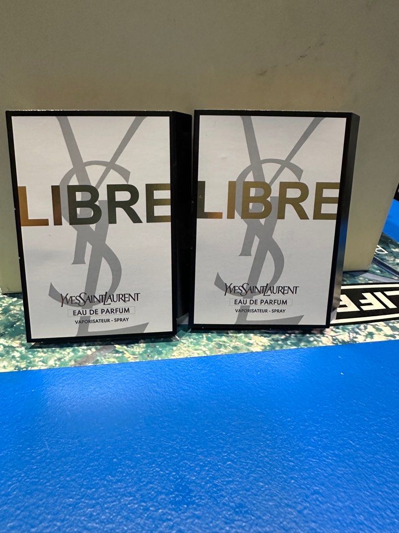 YSL Libre Eau de Parfum 1.2ml vial (Category: Fragrance & Deodorants) located in Valenzuela. Submitted by polchipreloveditems (Listing ID 1354378390, Image 1). Description: Libre Eau de Parfum is a bold, floral perfume for women. Lavender essence from France combines with the sensuality of Moroccan orange blossom, daring notes of musk accord and warm vanilla to create a unique long-lasting perfume..