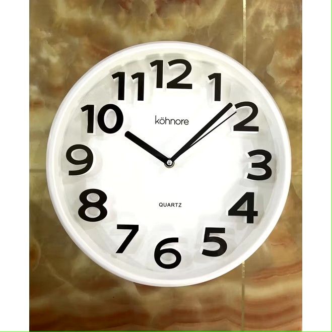 12" Classic Wall Clock (Köhnore) - 3D Silent Type (Category: Clocks) located in Manila. Submitted by cristytah (Listing ID 1354586879, Image 3). Description: This basic solid color clock with innovative 3D numbers design is a great addition to any room with modern features. With quiet and smooth sweeping movement of clock hands, you can be assured of a peaceful environment for your loved ones. Clock is easy to maintain and clean. ✅ Modern contemp