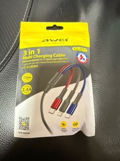 Brand-New 3-in-1 Multi-Charging Data Cable