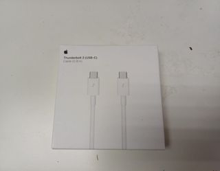 Apple Thunderbolt 3 (USB-C) 連接線 (0.8 米) *使用時間不超過一小時，齊盒，配件，購買單