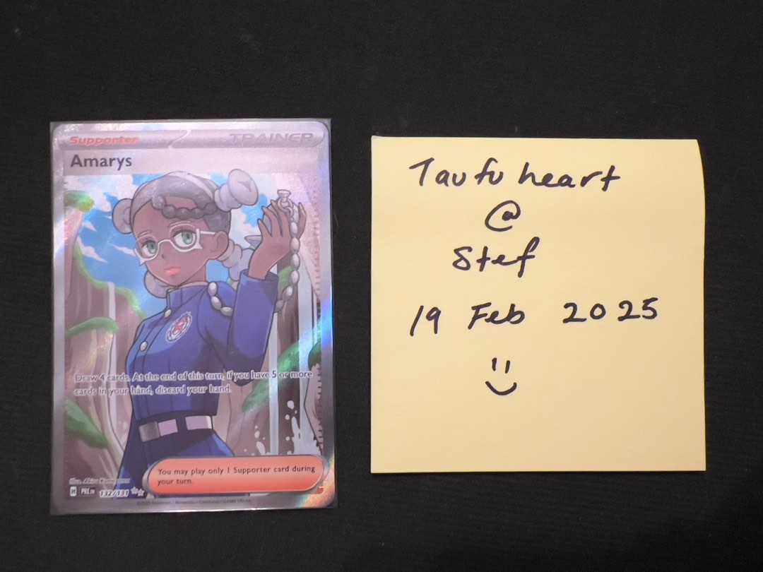 Amarys Full Art 132/131 SV Prismatic Evolutions, Hobbies & Toys