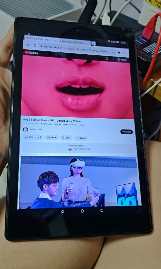 Amazon tablet (Category: Others) located in Singapore. Submitted by bennyboyboy89 (Listing ID 1354674521, Image 1). Description: Amazon fire hd 7 gen tablet wokring condition will come with Amazon charger and white cable too.