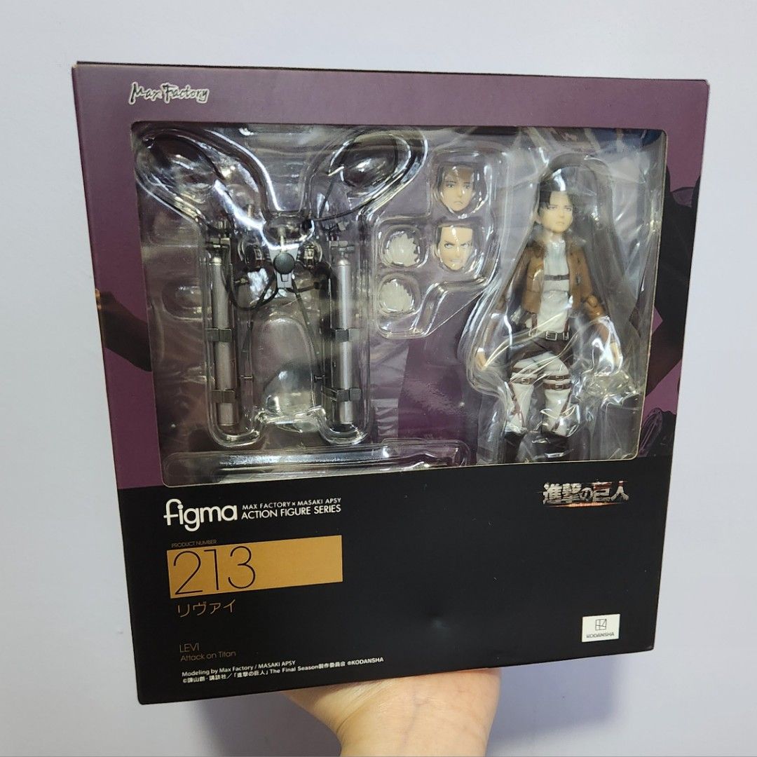 Attack on Titan (AOT) Levi Figma, Hobbies & Toys, Toys & Games on Carousell