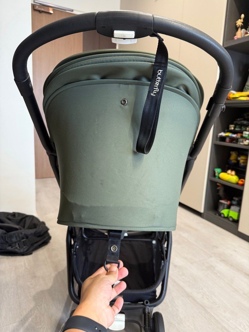 Bugaboo Bufferfly (Category: Strollers) located in Singapore. Submitted by zengalex (Listing ID 1354614915, Image 3). Description: Stroller RSP $839, Bugaboo Bumper Bar already sold (RSP $90) In good working condition, foldable to in-flight cabin-size, compact but sturdy. Warranty till Sep 2026 Throw-in a carrier bag (which some airlines may require) for free..