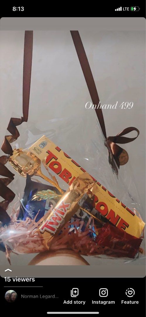Chocolate gift set onhand (Category: Gift Baskets & Hampers) located in Manila. Submitted by micahozawa58156 (Listing ID 1354524047, Image 2). Description: Onhand.