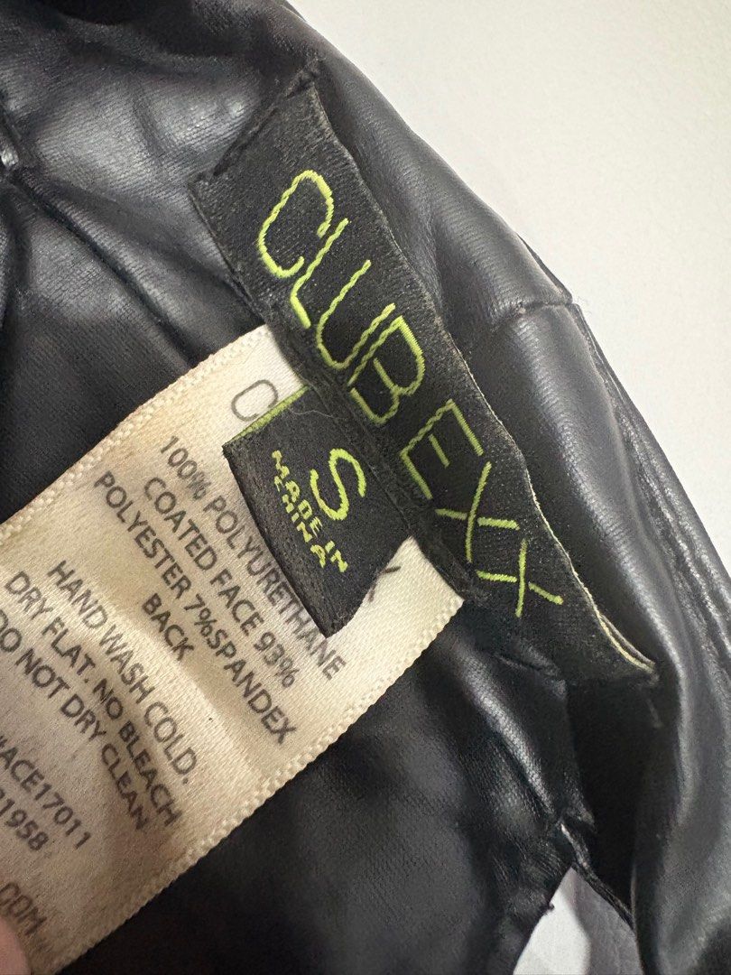CLUB EXX leather top (Category: Sleeveless) located in Manila. Submitted by violoot (Listing ID 1354713874, Image 2). Description: XS-S, best fits S.