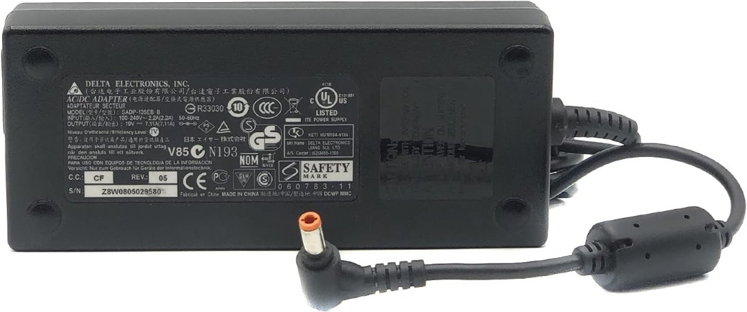 Guy-Tech Adaptador De 19V AC/DC Compatible Con VIZIO Modelo SADP -65NB AB 19VDC Fuente De Alimentación Cable Cargador Entrada: 100-240 VCA 50/60Hz Uso De Voltaje En Todo El Mundo - Foto 6