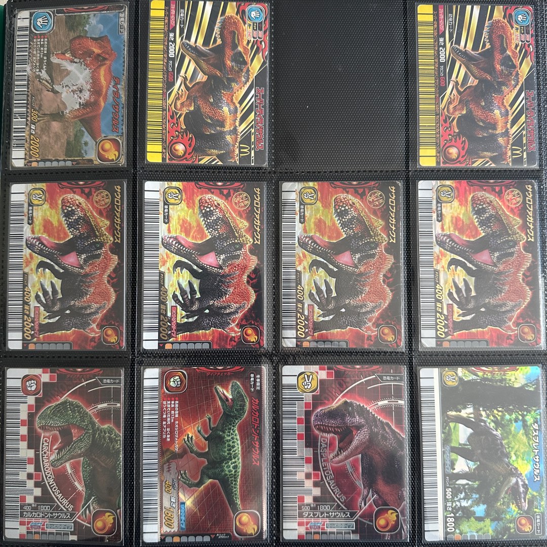 Dinosaur King Fire Dinosaur Cards For Sale Hobbies Toys