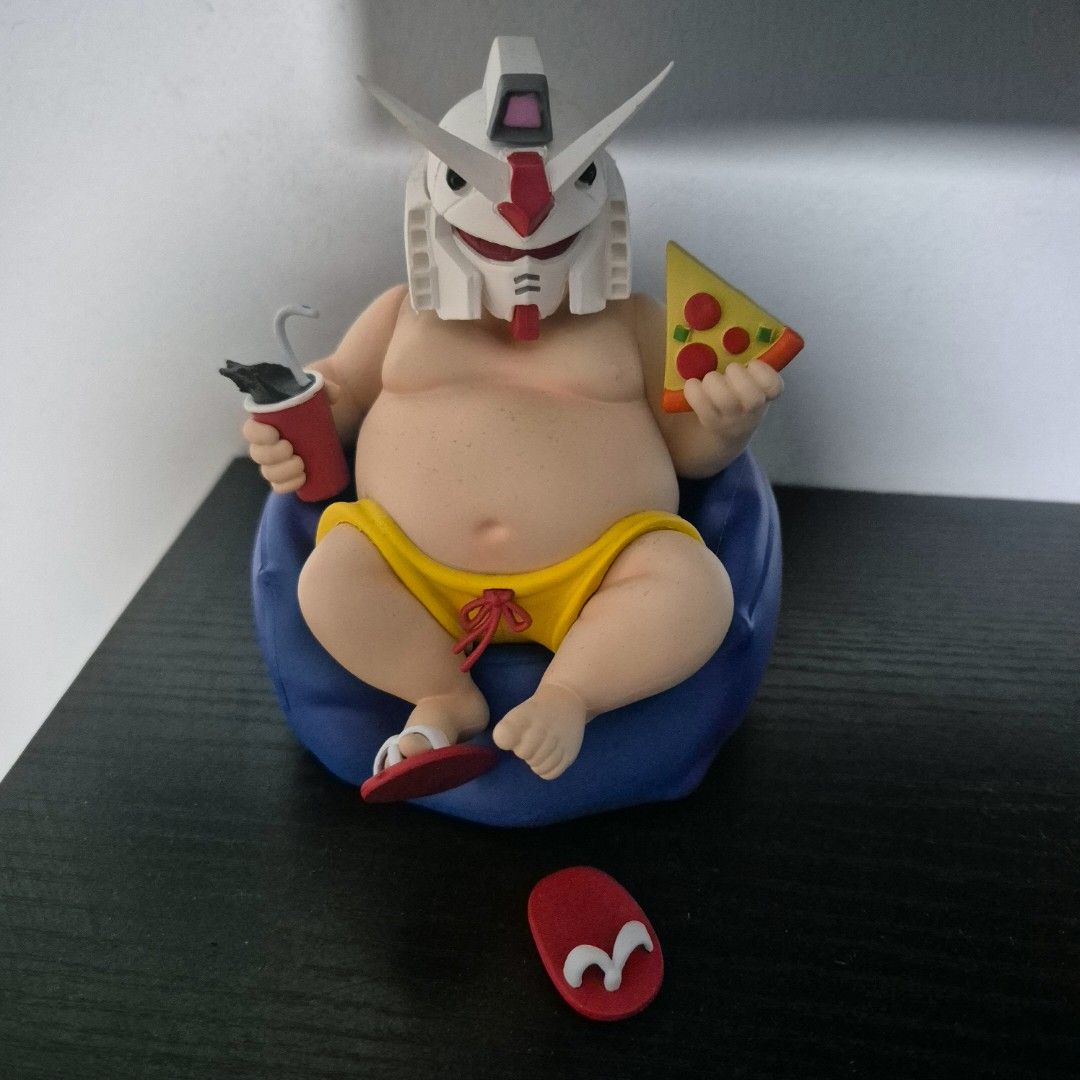 Fat Gundam (Category: Toy Figures) located in Singapore. Submitted by CanteenUncle (Listing ID 1354696720, Image 1). Description: Bought in Taiwan. no box. cute to display.