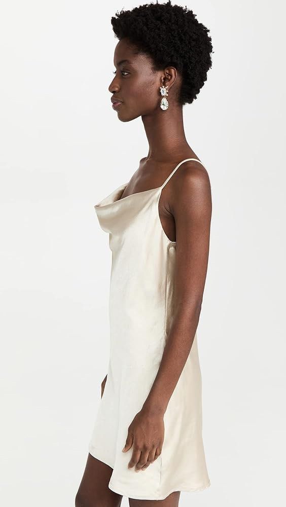 H&M white satin dress (Category: Evening dresses & gowns) located in Makati City. Submitted by imryzz (Listing ID 1354698720, Image 1). Description: H&M satin tie detail dress Small Rfs decluttering.