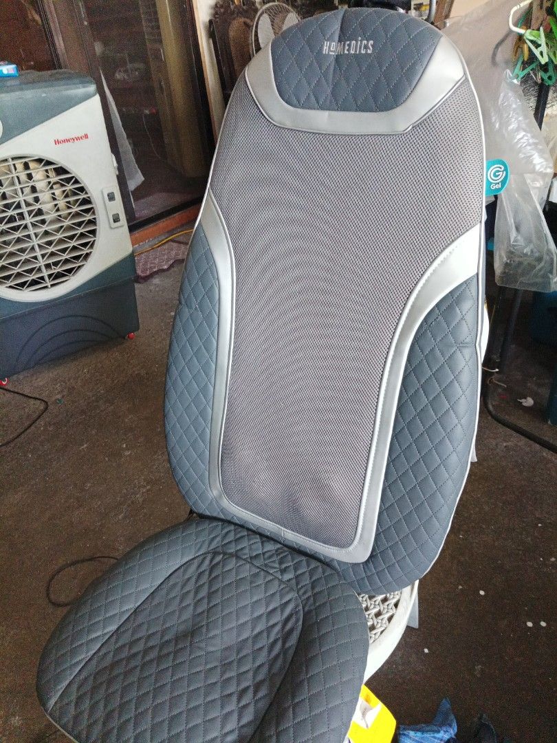 Homedics Chair Massager (Category: Massage Devices) located in Las Pinas. Submitted by jaziyah4 (Listing ID 1354554947, Image 2). Description: Homedics Back massager Fully functional 220V adapter included. Best for home or office..