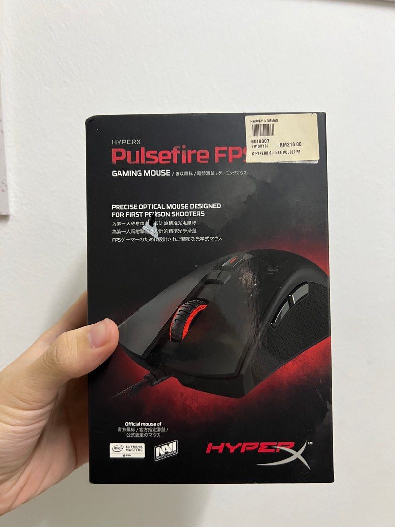 HyperX Pulsefire FPS (Category: Mouse & Mousepads) located in Klang. Submitted by dnshhhfrs_ (Listing ID 1354640944, Image 1). Description: .