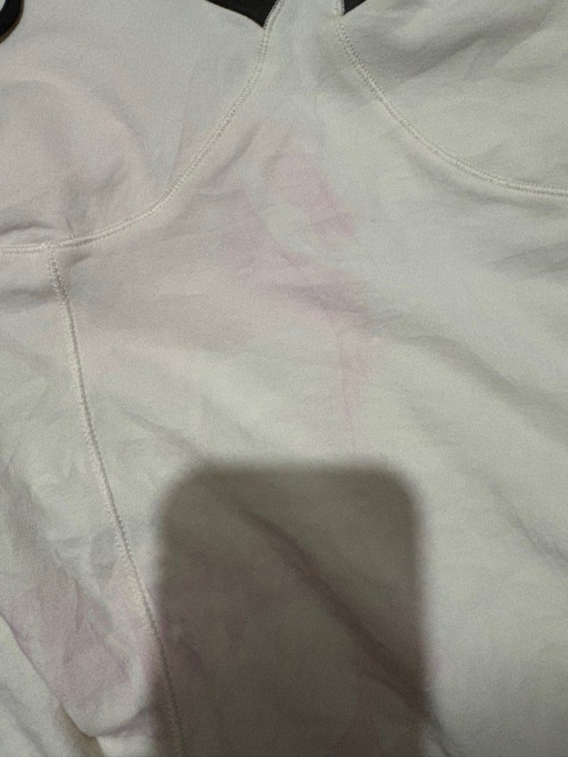 ILVCAMI elegant top (Category: Sleeveless) located in Manila. Submitted by violoot (Listing ID 1354713381, Image 3). Description: XS-S -has pink stains, can be washed.