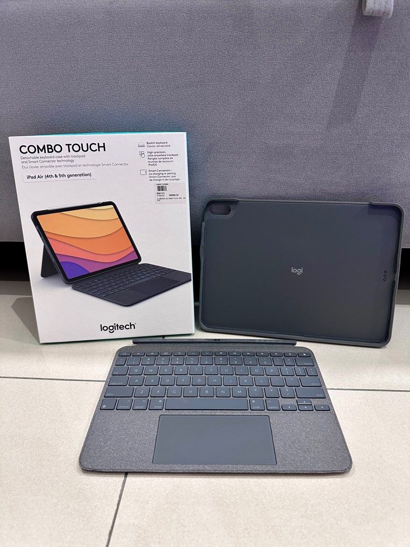 Logitech Combo Touch - iPad Air (4th & 5th Generation), Computers ...