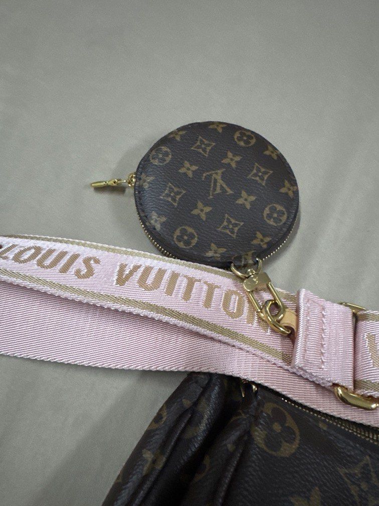 Louis Vuitton Multi Pochette Pink (Category: Luxury Bags & Wallets) located in Manila. Submitted by eb.declutters (Listing ID 1354658999, Image 2). Description: In good condition Used few times only Rfs - not being used .