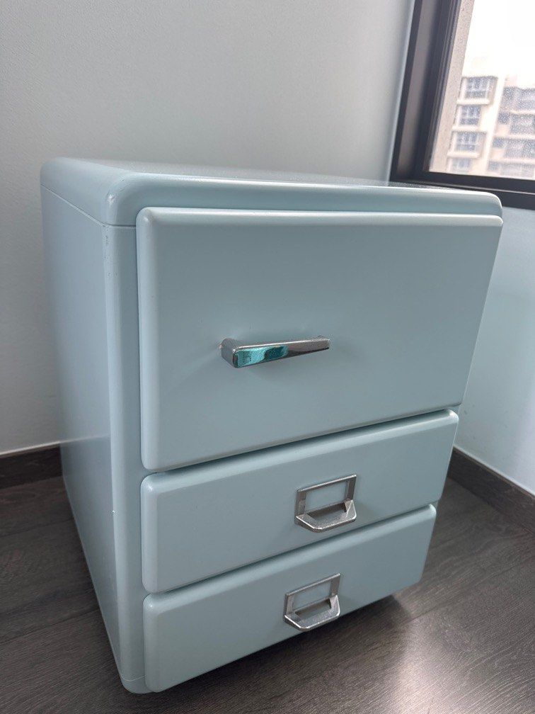 PL side table (Category: Other Home Furniture) located in Singapore. Submitted by anxiousmama (Listing ID 1354569739, Image 1). Description: Lx B x H :About 40cm by 49cm by 53cm Self collect at Tampines st 24 .