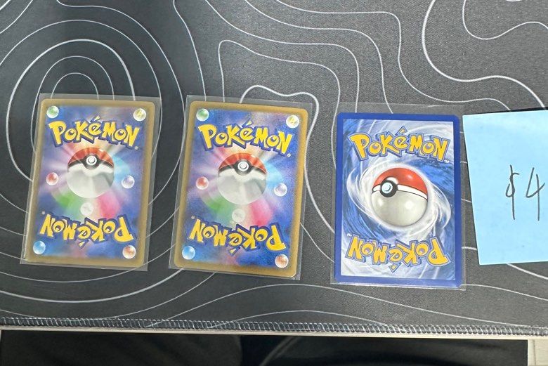 pokémon cards (Category: Raw Cards) located in Singapore. Submitted by adentan2977 (Listing ID 1354663321, Image 2). Description: each card 4 dollars .