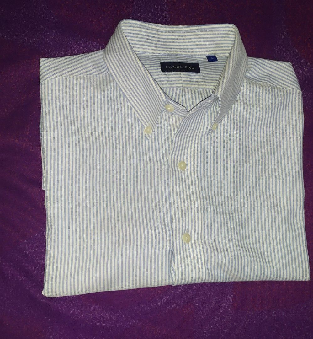 POLO SHIRT STRIPE LIGHT BLUE (Category: Tshirts & Polo Shirts ) located in Manila. Submitted by arkanghelm16985 (Listing ID 1354713743, Image 1). Description: BALIK BAYAN BOX FROM SINGAPORE 🐰🐻.