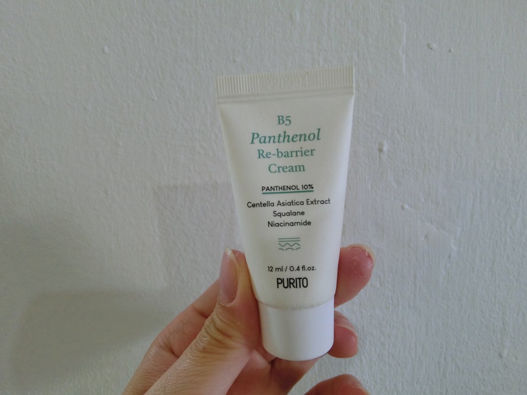 PURITO B5 Panthenol Re-barrier Cream 12ml, Beauty & Personal Care, Face