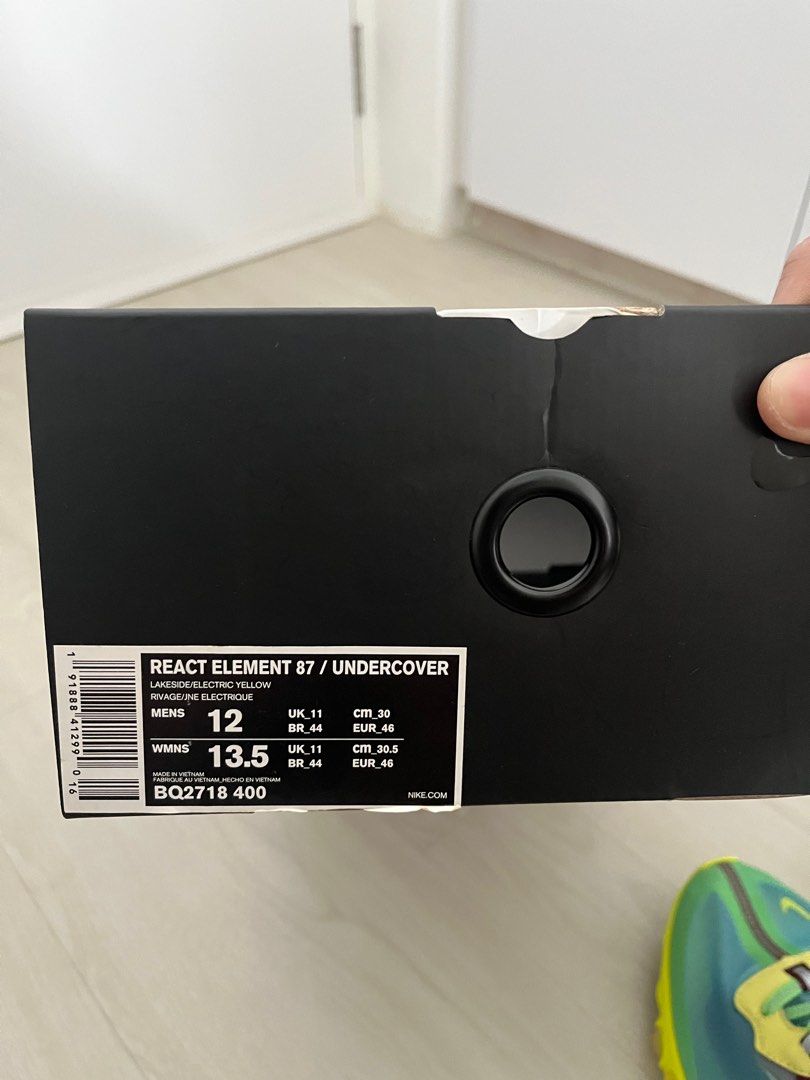 React element 87/ Undercover (Category: Sneakers) located in Singapore. Submitted by letsgedditnow (Listing ID 1354586400, Image 5). Description: Used twice only Very good condition .