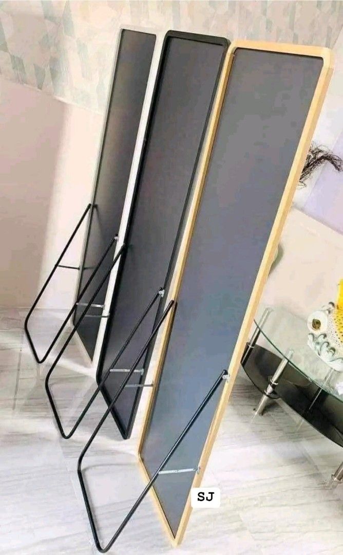 :SLIM WHOLE BODY MIRROR WITH STAND BIG SIZE (Category: Mirrors) located in Manila. Submitted by ramosmarvi53163 (Listing ID 1354609783, Image 3). Description: :SLIM WHOLE BODY MIRROR WITH STAND BIG SIZE ✔️SIZE: 147cmx37cm ✔️Metal frame with wheels for easy moving/ transferring ✔️Easy to assemble ✔️Space saver ✔️Floor Standing ✔️Swing Adjustment/ Steady ✔️Whole body mirror Available Colors: - White - Black - Gold ~~~~~~~~~~~~~~~~~~~~~~~~~~~~~~~~~~