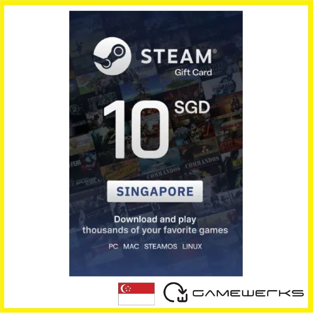 Steam Code SGD10, Tickets & Vouchers, Vouchers on Carousell