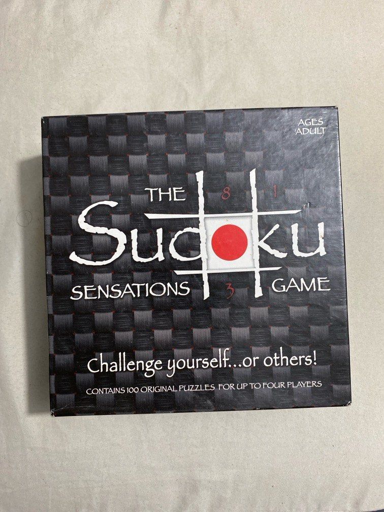 The Sudoku Sensations Game (Category: Board Games & Puzzles) located in Manila. Submitted by edyawd (Listing ID 1354618477, Image 1). Description: Parker Brothers Hasbro The Sudoku Sensations Game Brand new, never opened and never used Original price is ₱1k+ Selling for only ₱400.
