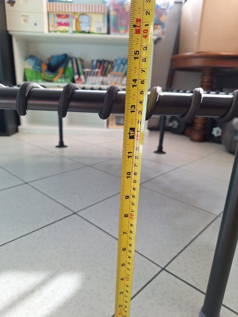 Trampoline (Category: Other Sports Equipment and Supplies) located in Singapore. Submitted by teddyboe (Listing ID 1354546621, Image 3). Description: Height: 35cm Frame to frame: 112cm Length of mesh: 99cm.