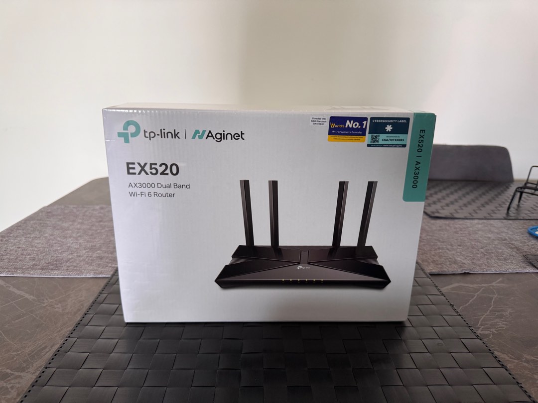 WTS BNIB: TP-Link EX520|AX3000 Dual Band WiFi 6 Router, Computers ...